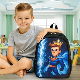 mous Prince Black Color Small Kids School Bag Waterproof School Bag-picture-30