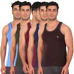 tt Pack of 5 Titanic Caption Men Vest image 1