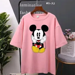 sibbu Casual Regular Sleeves Printed Women Pink Top-picture-18