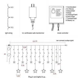 hkv enterprise 6 LEDs 7.62 m Yellow Steady Star Rice Lights image 2