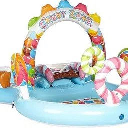 littlebloom Inflatable (IND*0340) Candy Zone Water Play Center With Pump1200 Inflatable Swimming Pool-picture-48