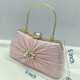 vistova Casual, Formal, Party Pink Clutch image 3