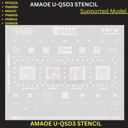akt AMAOE U-QSD3 STENCIL tin multipurpose RF521A, PM8952,MSM8952,210,617,012mm Quilting Stencil image 2