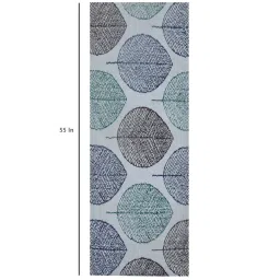 presto Blue Polyester 21 x 55 Inches Hand Tufted Floor Runner image 3