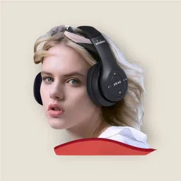 tws Ergonomic Over-Ear Headphones with Mic & SD Card_HV Bluetooth & Wired Headset image 1