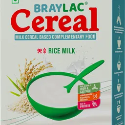 braylac Rice Milk BIB pack | 300 gm | for 6 to 24 months baby Cereal-picture-17