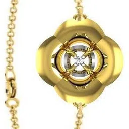 avsar Priya Yellow Gold 18kt Diamond Bracelet image 2