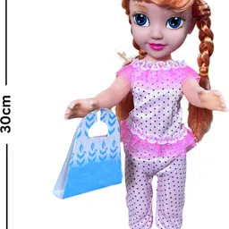 vaniha Emily Baby Doll, Sparkling Look with Blonde Hair, Brown Eyes image 2