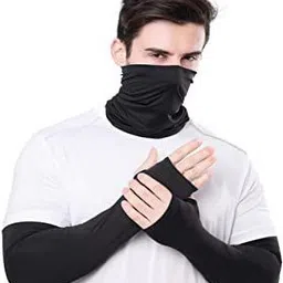 smart sewingers Cotton Arm Sleeve For Men & Women image 1