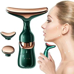 Electric Face Massager for Glowing Skin, 3 in 1 Anti Wrinkles Eyes Massager-image-40
