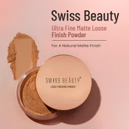 swiss beauty Fine Loose Finish Powder Compact image 4