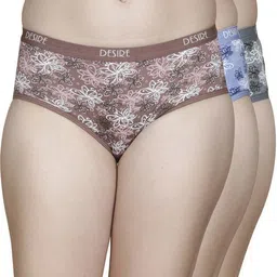 tt Pack of 3 Desire Hi-Cut Women Hipster Multicolor Panty-picture-26