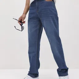 roadster Men Straight Fit Mid Rise Blue Jeans-picture-45