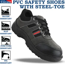 elecant Steel Toe Synthetic Leather Safety Shoe-picture-28