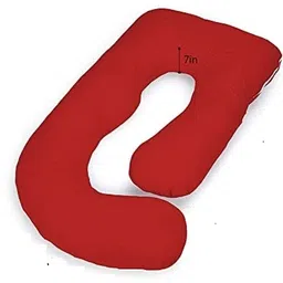 ag pro comfort J-Shape Microfibre Solid Pregnancy Pillow/Maternity Pillow for Women Polyester Fibre Solid Pregnancy Pillow Pack of 1 image 2