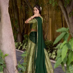 looknbook art Embroidered Semi Stitched Lehenga Choli image 2