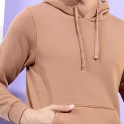 highlander Men Full Sleeve Solid Hooded Sweatshirt image 5