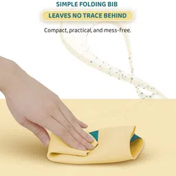 staranddaisy Soft Silicone Waterproof Baby Bib with Adjustable Buttons for Mess-Free Feeding image 4