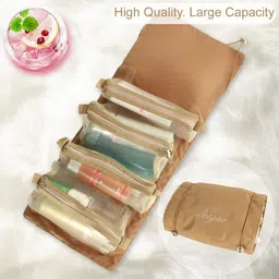 inkulture Women Khaki Cosmetic Bag image 3