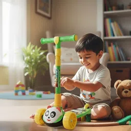 kv creation Road Runner Bunny Kids Skate Scooter image 4