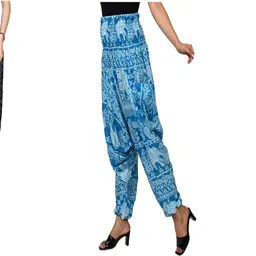 narnari Printed Rayon Women Harem Pants-picture-22