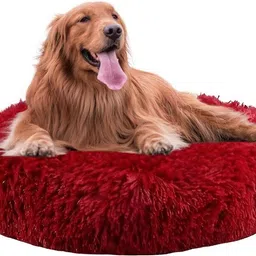 cozypaws Dog Bed Sherpa Fleece Soft Round Pet Bed Waterproof Anti-Slip Bottom XXXL Pet Bed-picture-14