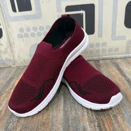 bhupa Slip-On Lightweight Knit Walking Shoe Breathable Comfort Sneakers Slip On Sneakers For Women-picture-19