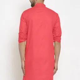 trending rashmi Men Solid Cotton Blend Straight Kurta image 2