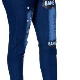 stylokat Women Jogger Fit Mid Rise Blue Jeans image 3