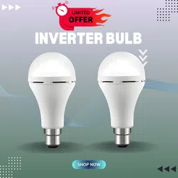 guggu Rechargeable Emergency Bulb 12W Inverter Rechargebale Emergency Bulb_Pack_2SF75 3 hrs Bulb Emergency Light-picture-11