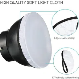 Stookin Diffuser Sock Soft Diffuser Lamp Cover 8.25 Inches/21cm Cloth Diffuser Pack of 4 Photography Diffuser image 2