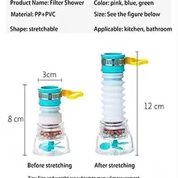 ruvi technologies 360Degree Flexible Rotating Adjustable Expandable WaterSaver Kitchen TapExtender Faucet Nozzle image 5