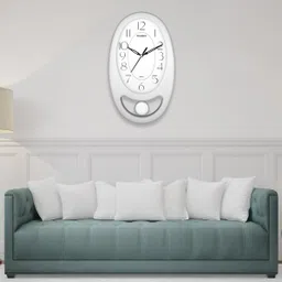 masstone Analog 40 cm X 24 cm Wall Clock image 5