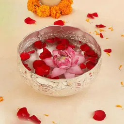 the home co. Chitai Silver Steel Urli image 1