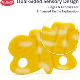 aditi toys Soft Silicone Butterfly Shape Teether for Babies above 4 Months Teether image 5