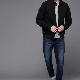 wrogn Men Solid Casual Jacket image 4