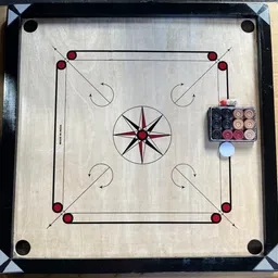 shaad top Classic 32 Inch Carrom Board for Indoor Games – Strong Border & Smooth Surface 4 cm Carrom Board-picture-41
