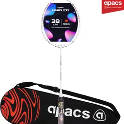 apacs Finapi 232 White Unstrung Badminton Racquet image 2