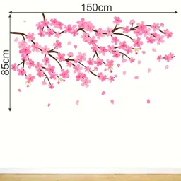 wall sticks Cherry - Pink Flowers - Blossom - Tree - Wall sticker - CG182 image 3