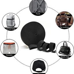 little smile Knitted Black Elastic image 2