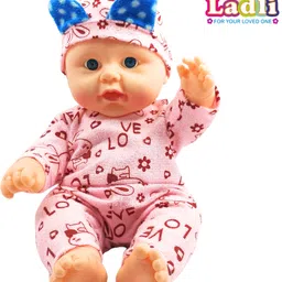 ladli Little Teddy Boy Toy in Printed Dress Doll for Kids Moveable Hands & Legs gifted-picture-23