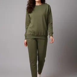 mack jonney Solid Women Track Suit image 1