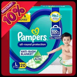 pampers Baby Diapers-L Size(Pack of 1)-25N60 - L-picture-23