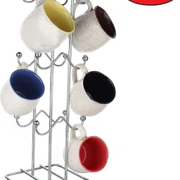 appgen Cup Holder / Tea Cup Stand / Mug Holder Stand Stainless Steel Glass Holder-picture-32