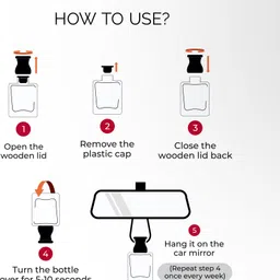 evair English Rose Car Freshener Diffuser image 5