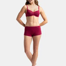 jockey Pack of 2 Women Boy Short Multicolor Panty image 4