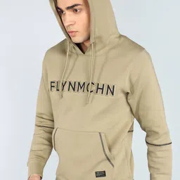 flying machine Men Full Sleeve Printed Hooded Sweatshirt image 5