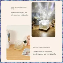 chiturastore Ocean Water Wave Effect multicolour Night Light Night Lamp image 3