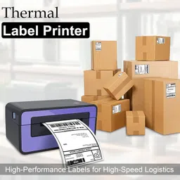 eversys Direct Thermal Label Stickers,4x6 Inch (100x150mm), 400 Labels Paper Paper Label image 2