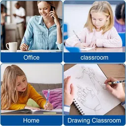 teamb Space Theme 12 Gel Pens – 0.5mm Fine Point, Quick-Dry & Erasable Gel Pen image 5